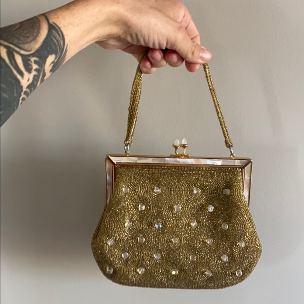 Vintage Delil beaded purse